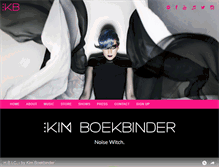 Tablet Screenshot of kimboekbinder.com